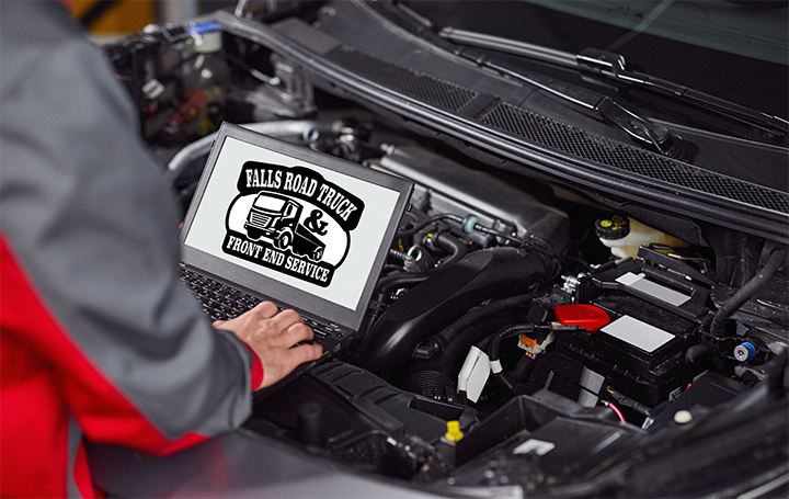 engine diagnostic by certified ASE Baltimore Truck Mechanic